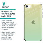 Mint Green Gradient Glass Case for iPhone SE 2022