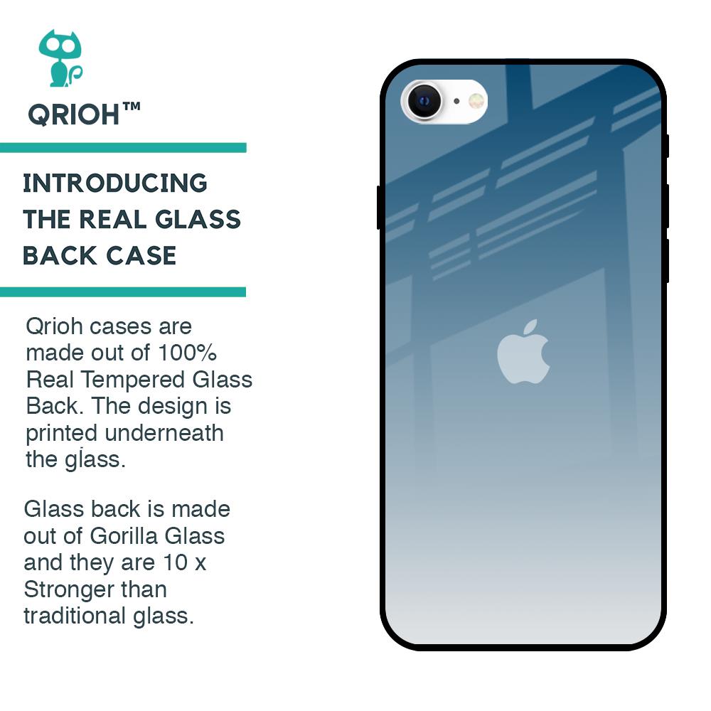 Deep Sea Space Glass Case for iPhone SE 2022