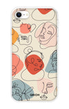 Abstract Faces iPhone SE 2022 Back Cover