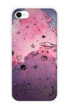 Space Doodles Art iPhone SE 2022 Back Cover