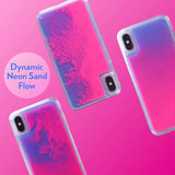 Pink Neon Sand Glow Case