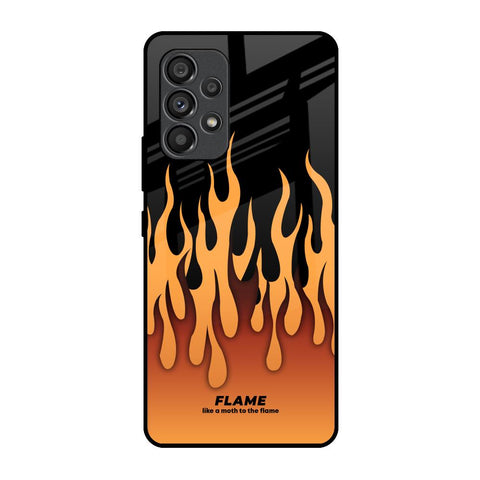 Fire Flame Samsung Galaxy A53 5G Glass Back Cover Online