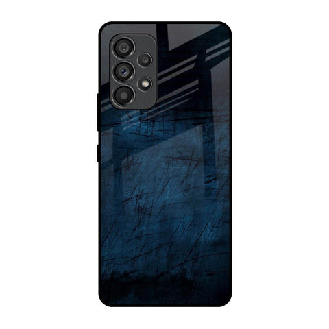 Dark Blue Grunge Samsung Galaxy A53 5G Glass Back Cover Online