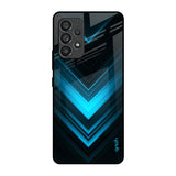 Vertical Blue Arrow Samsung Galaxy A53 5G Glass Back Cover Online