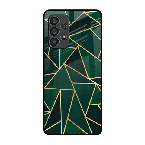 Abstract Green Samsung Galaxy A53 5G Glass Back Cover Online