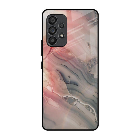 Pink And Grey Marble Samsung Galaxy A53 5G Glass Back Cover Online