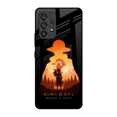 Luffy One Piece Samsung Galaxy A53 5G Glass Back Cover Online