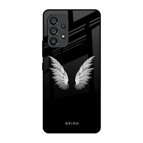 White Angel Wings Samsung Galaxy A53 5G Glass Back Cover Online