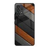 Tri Color Wood Samsung Galaxy A53 5G Glass Back Cover Online