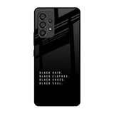 Black Soul Samsung Galaxy A53 5G Glass Back Cover Online