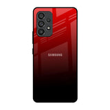 Maroon Faded Samsung Galaxy A53 5G Glass Back Cover Online