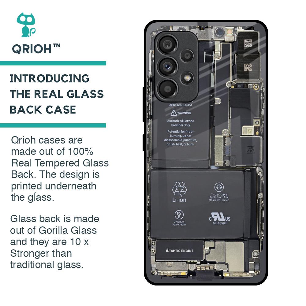 Skeleton Inside Glass Case for Samsung Galaxy A53 5G