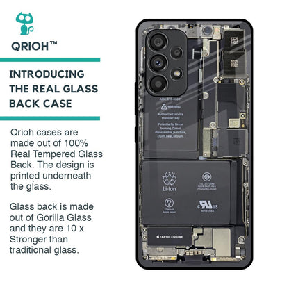 Skeleton Inside Glass Case for Samsung Galaxy A53 5G
