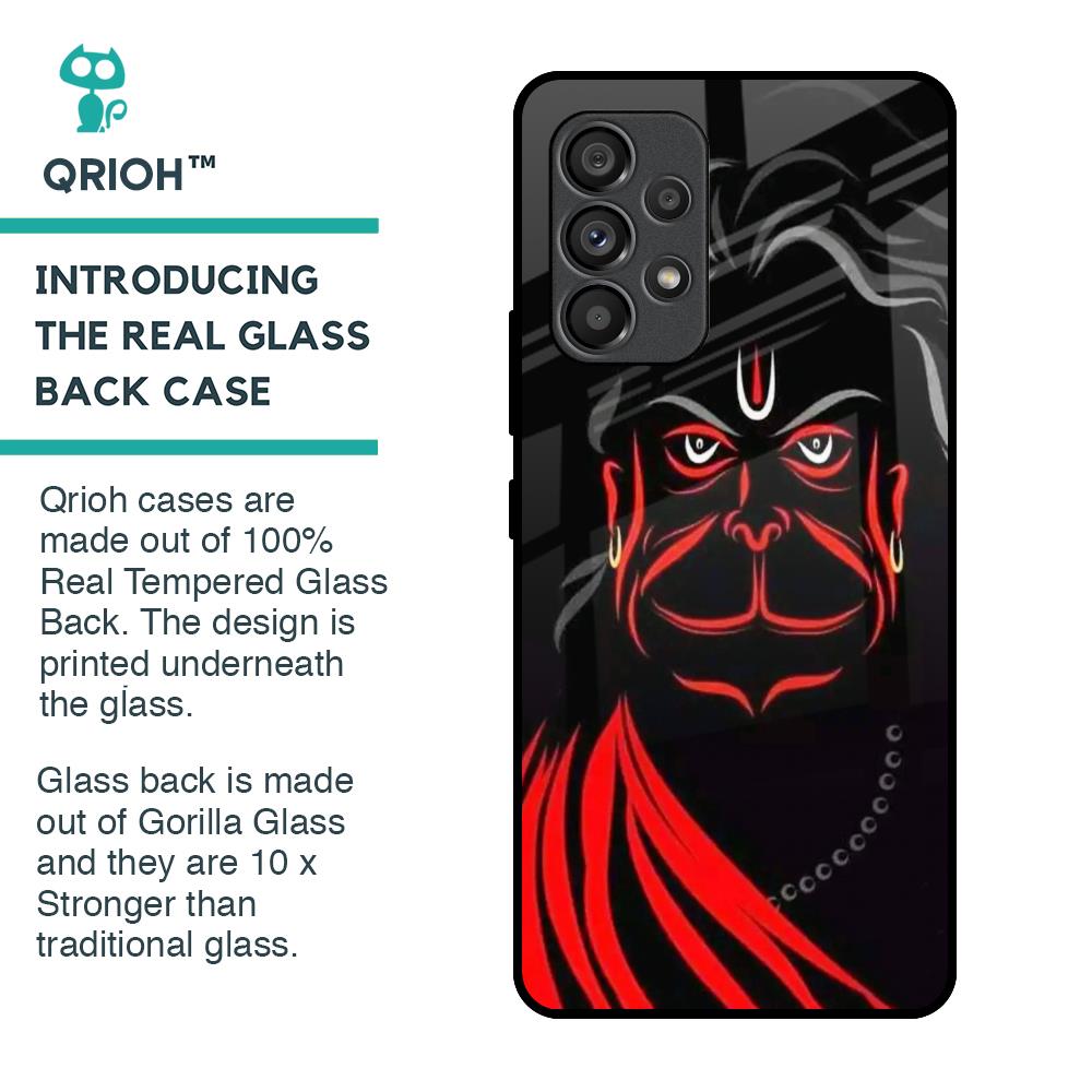Lord Hanuman Glass Case For Samsung Galaxy A53 5G