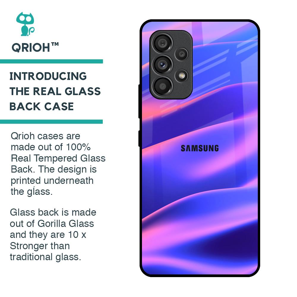 Colorful Dunes Glass Case for Samsung Galaxy A53 5G
