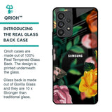 Flowers & Butterfly Glass Case for Samsung Galaxy A53 5G