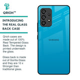 Blue Aqua Glass Case for Samsung Galaxy A53 5G