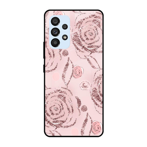 Shimmer Roses Samsung Galaxy A53 5G Glass Cases & Covers Online