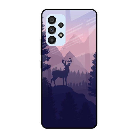 Deer In Night Samsung Galaxy A53 5G Glass Cases & Covers Online