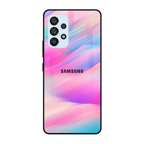 Colorful Waves Samsung Galaxy A53 5G Glass Cases & Covers Online