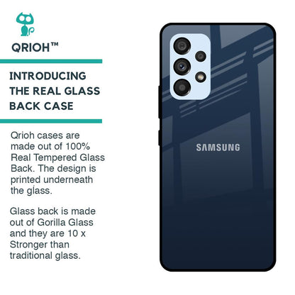 Overshadow Blue Glass Case For Samsung Galaxy A53 5G