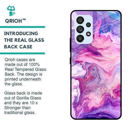 Cosmic Galaxy Glass Case for Samsung Galaxy A53 5G