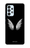 White Angel Wings Samsung Galaxy A53 5G Back Cover