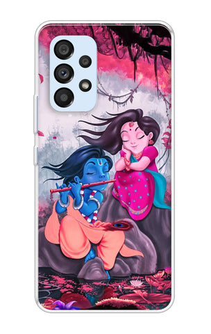 Radha Krishna Art Samsung Galaxy A53 5G Back Cover