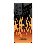 Fire Flame Samsung Galaxy A23 Glass Back Cover Online