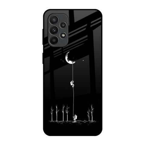 Catch the Moon Samsung Galaxy A23 Glass Back Cover Online