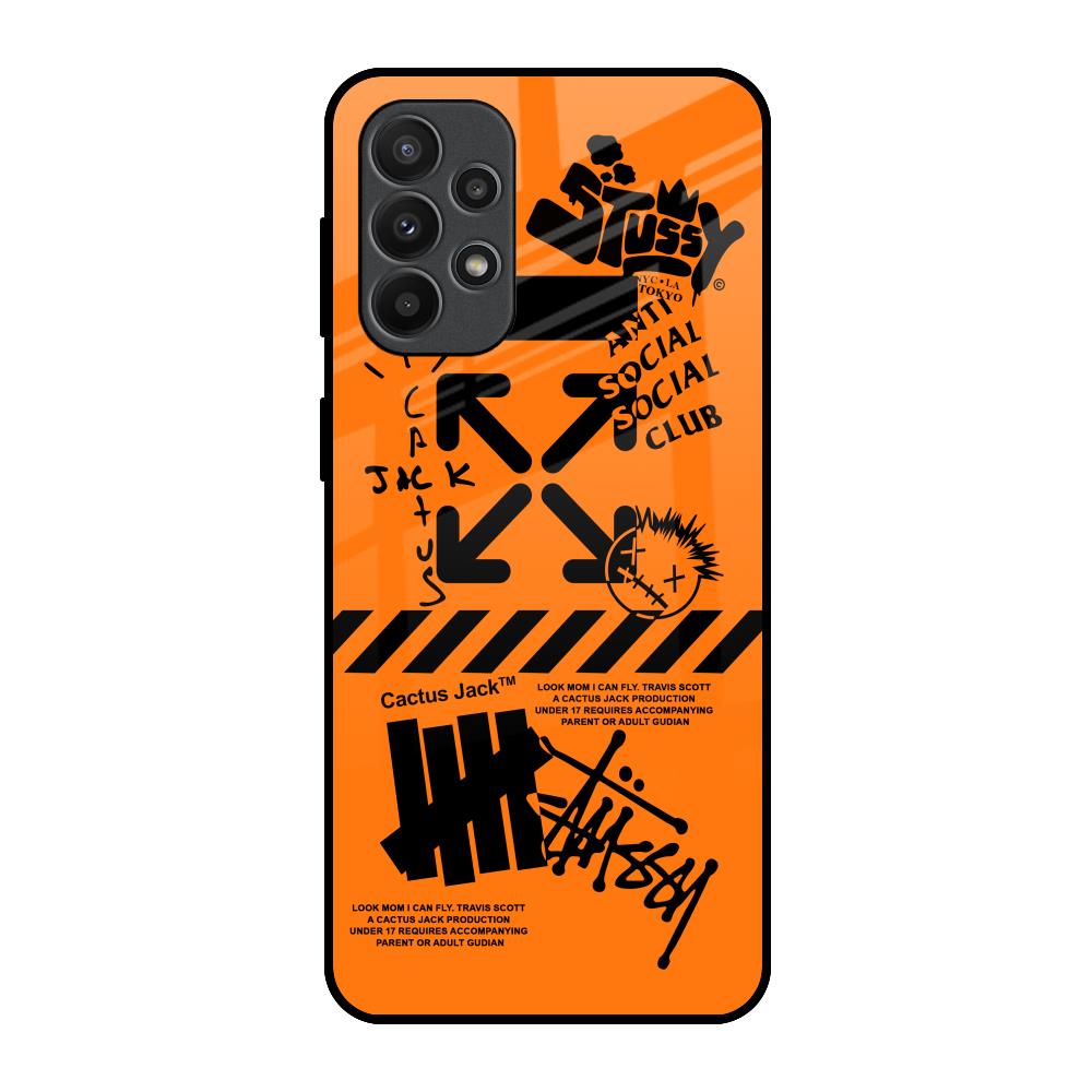 Anti Social Club Samsung Galaxy A23 Glass Back Cover Online