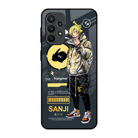 Cool Sanji Samsung Galaxy A23 Glass Back Cover Online