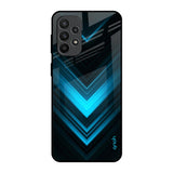 Vertical Blue Arrow Samsung Galaxy A23 Glass Back Cover Online