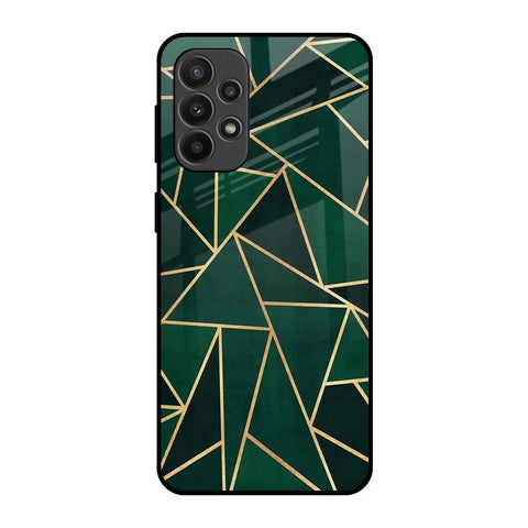 Abstract Green Samsung Galaxy A23 Glass Back Cover Online