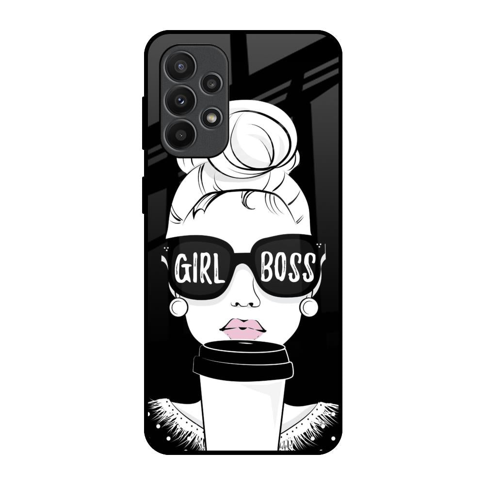 Girl Boss Samsung Galaxy A23 Glass Back Cover Online