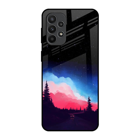 Drive In Dark Samsung Galaxy A23 Glass Back Cover Online