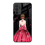 Fashion Princess Samsung Galaxy A23 Glass Back Cover Online