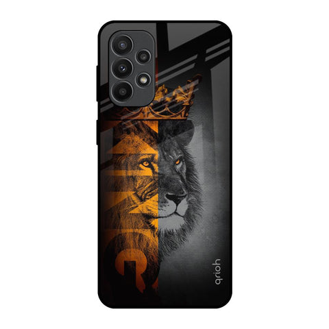 King Of Forest Samsung Galaxy A23 Glass Back Cover Online