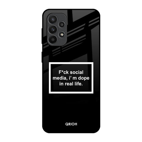 Dope In Life Samsung Galaxy A23 Glass Back Cover Online