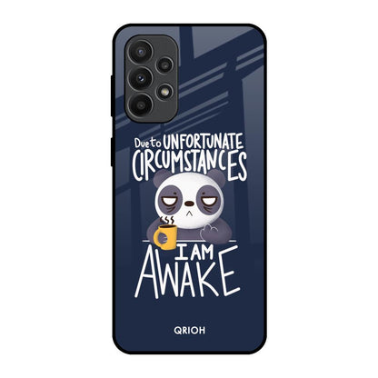 Struggling Panda Samsung Galaxy A23 Glass Back Cover Online