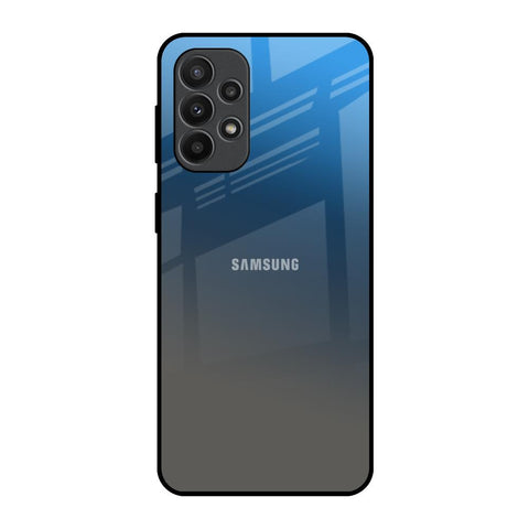 Blue Grey Ombre Samsung Galaxy A23 Glass Back Cover Online
