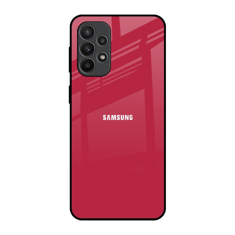Solo Maroon Samsung Galaxy A23 Glass Back Cover Online