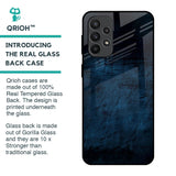 Dark Blue Grunge Glass Case for Samsung Galaxy A23