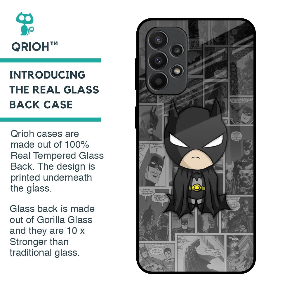 Cartoon Art Glass Case for Samsung Galaxy A23