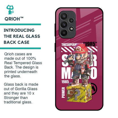 Gangster Hero Glass Case for Samsung Galaxy A23