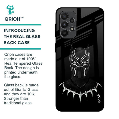 Dark Superhero Glass Case for Samsung Galaxy A23