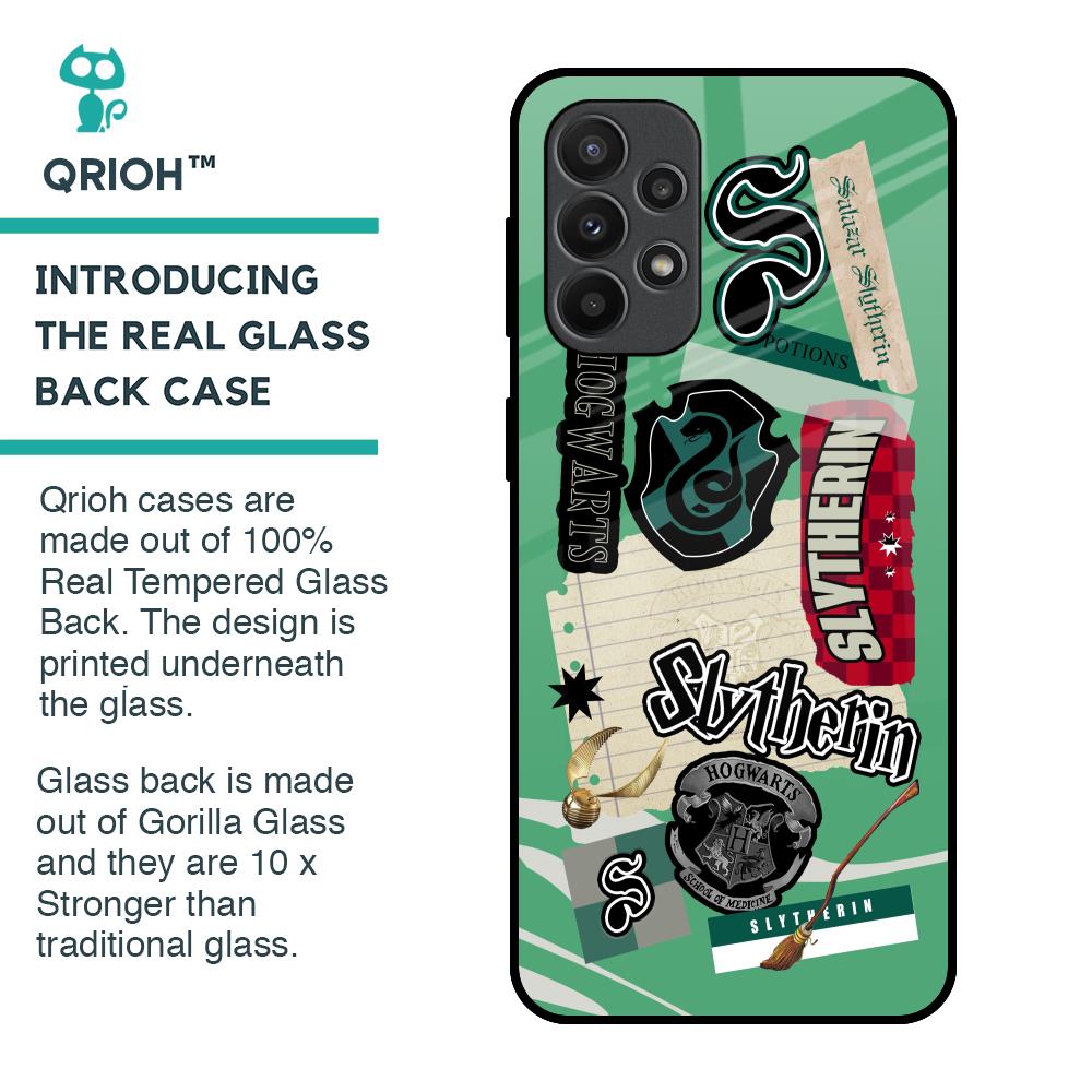 Slytherin Glass Case for Samsung Galaxy A23