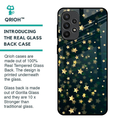 Dazzling Stars Glass Case For Samsung Galaxy A23