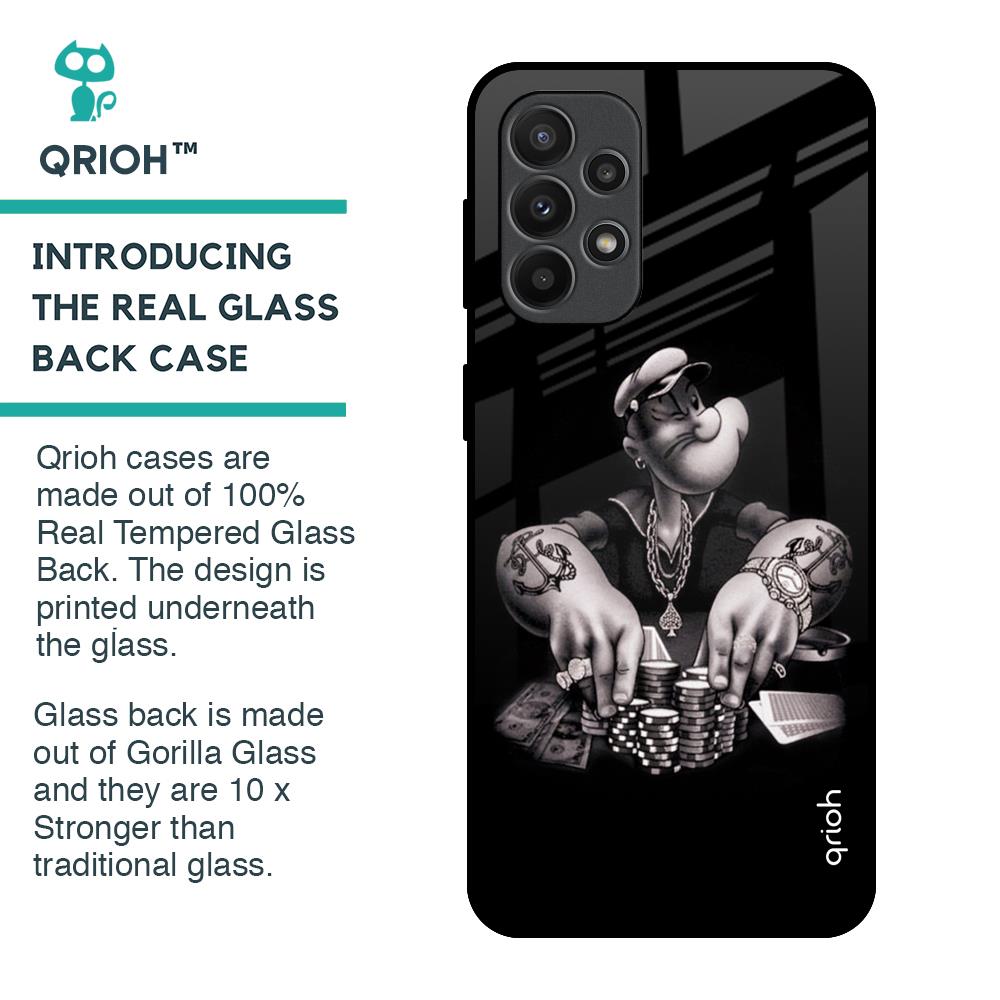 Gambling Problem Glass Case For Samsung Galaxy A23