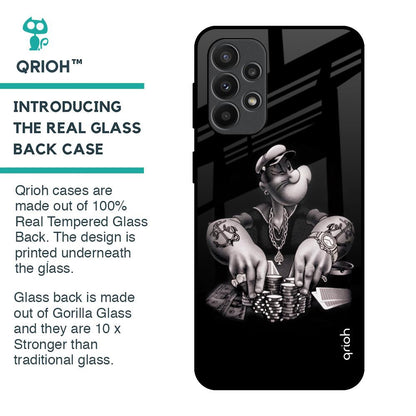 Gambling Problem Glass Case For Samsung Galaxy A23